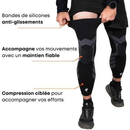 Genouillère de Compression Flytex V2 - Stabilisation et Soutien